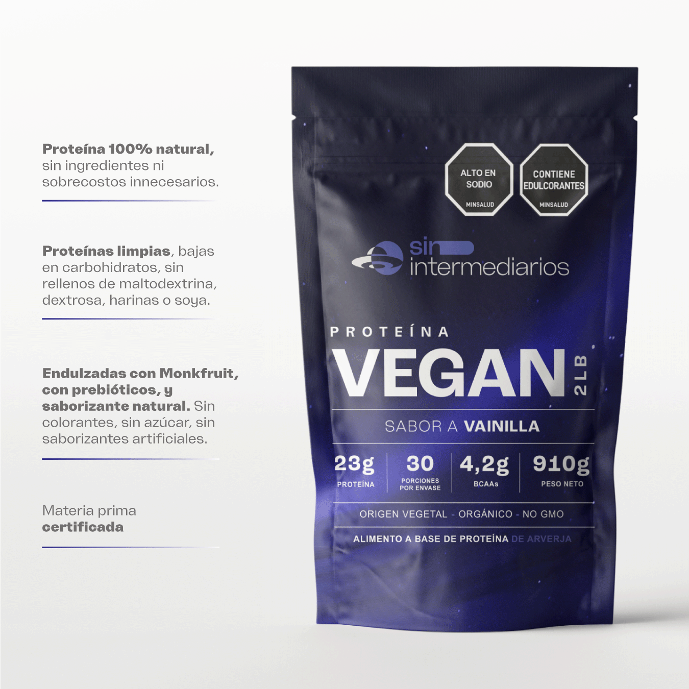 Proteína Vegetal - 910g